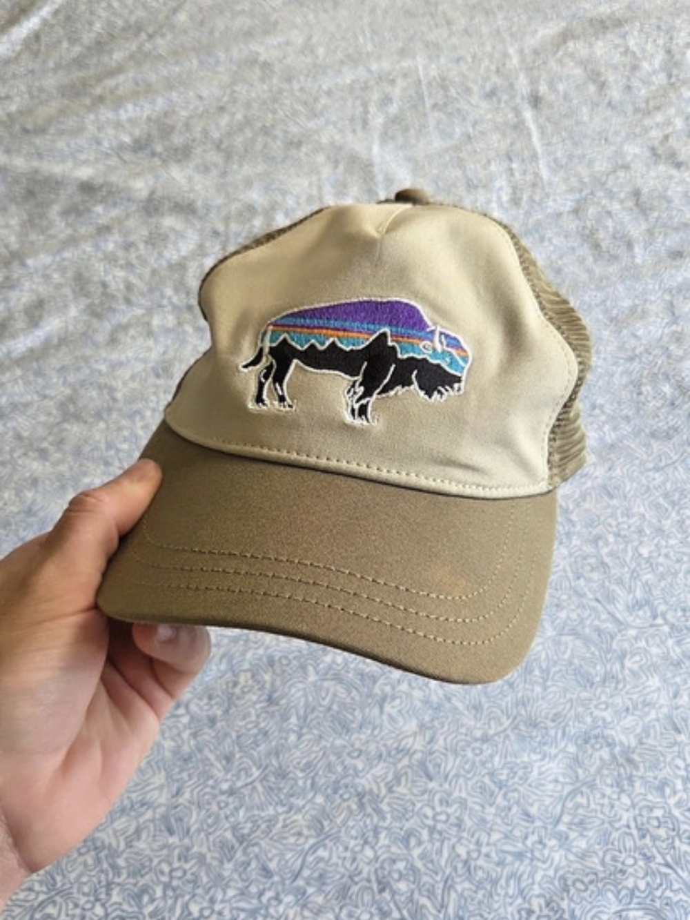 Patagonia Line Logo Ridge LoPro Trucker Hat - Buffalo Brown